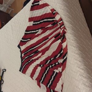 Express Pleated A-Line Knee Skirt